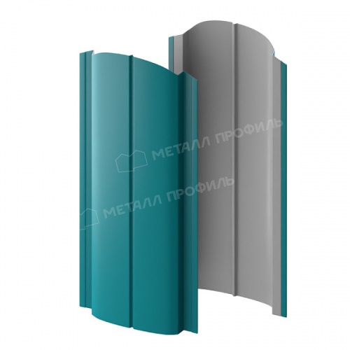 Штакетник металлический МП ELLIPSE-O 19х126 NormanMP (ПЭ-01-5021-0.5)