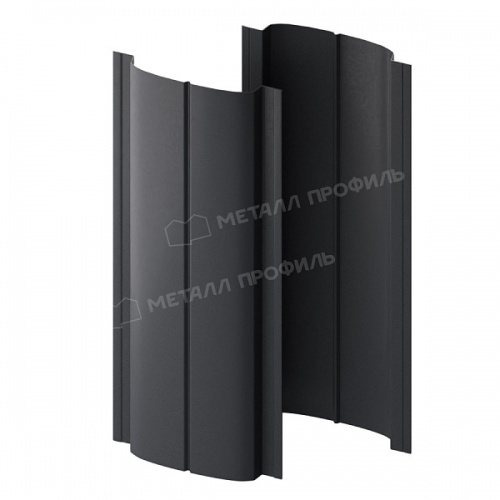 Штакетник металлический МП ELLIPSE-T 19х126 (ПЭМАД-01-70247024-0.4)