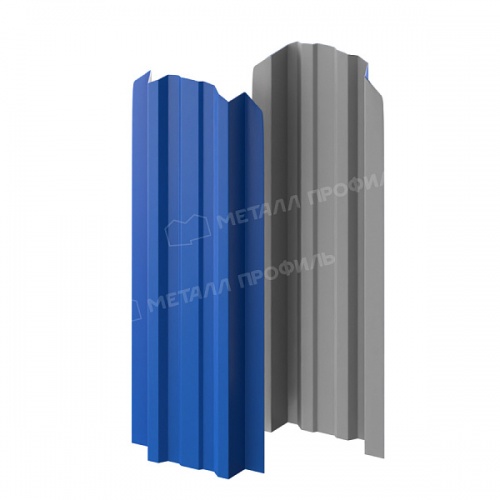 Штакетник металлический МП LАNE-O 16,5х99 (ПЭ-12-5005-0.45)