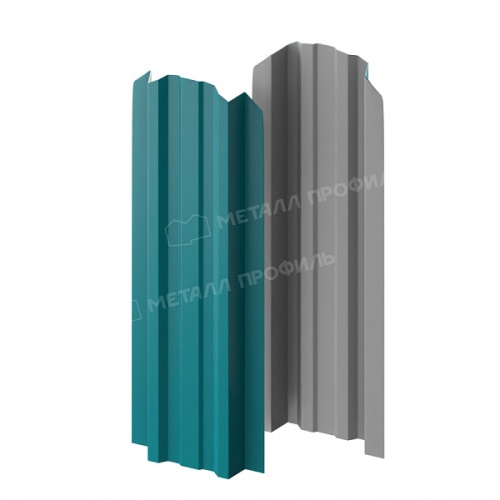 Штакетник металлический МП LАNE-O 16,5х99 (ПЭ-12-5021-0.45)