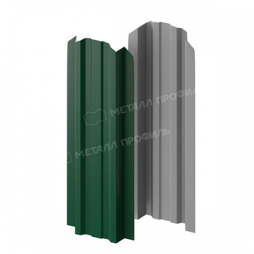 Штакетник металлический МП LАNE-O 16,5х99 (ПЭ-12-6005-0.45)