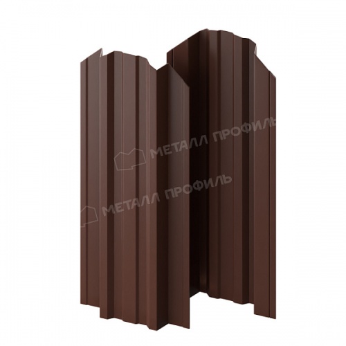 Штакетник металлический МП TRAPEZE-O 16,5х118 (ПЭМАД-01-80178017-0.4)