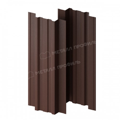 Штакетник металлический МП TRAPEZE-T 16,5х118 (ПЭМАД-01-80178017-0.4)