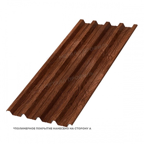 Профнастил Н-60x845-A (ECOSTEEL-01-МореныйДуб-0,5)