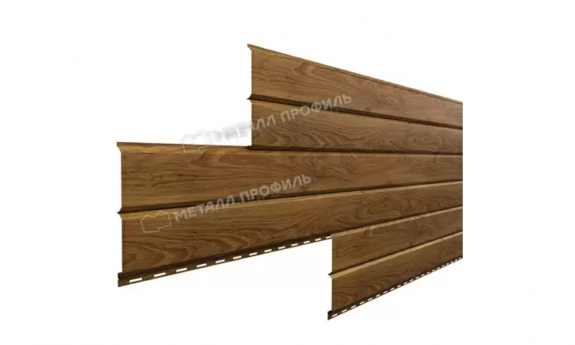 Сайдинг Lбрус-15х240 (ECOSTEEL_MA-01-МореныйДуб-0.5)