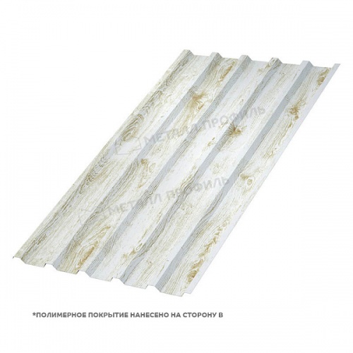 Профнастил МП-35x1035-A (ECOSTEEL_MA-01-Беленый Дуб-0,5)