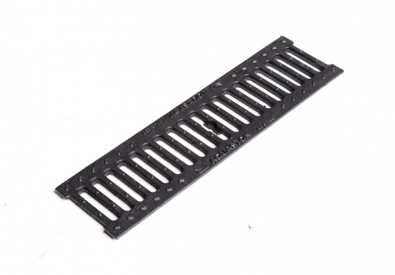 Водоотводная решётка чугунная щелевая DN100 класс нагрузки C250 500х135х15 (31013С)