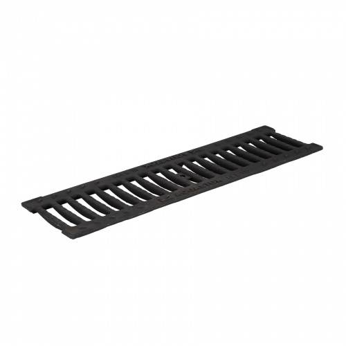 Водоотводная решётка чугунная щелевая DN100 класс нагрузки B125 500х136х15 (31013В)