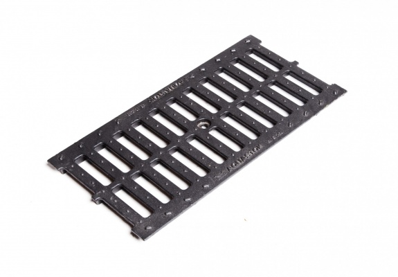 Водоотводная решётка чугунная щелевая DN200, класс нагрузки C250 500х245х23 (32013С)