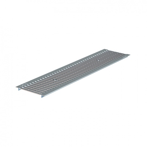 Водоотводная решётка штампованная нержавеющая Aquastok Norma 200, класс нагрузки А15 1000х245х22 (32042А)