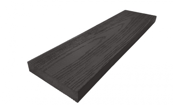 Террасная доска MasterDeck Massive вельвет и тиснение под дерево Антрацит 3м