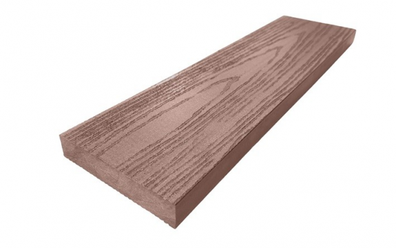 Террасная доска MasterDeck Massive вельвет и тиснение под дерево Тик 3м