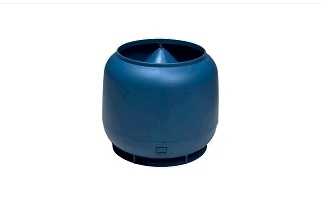 Колпак для трубы 160 мм синий