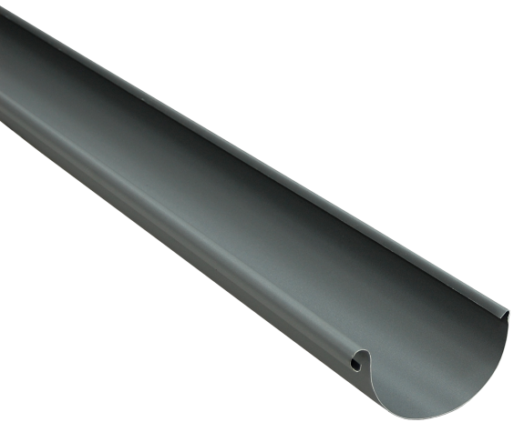 Желоб полукруглый Optima Matt 125мм 3м RAL 7024