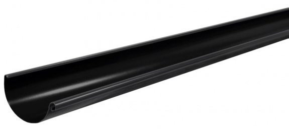 Желоб полукруглый Optima Matt 125мм 3м RAL 9005