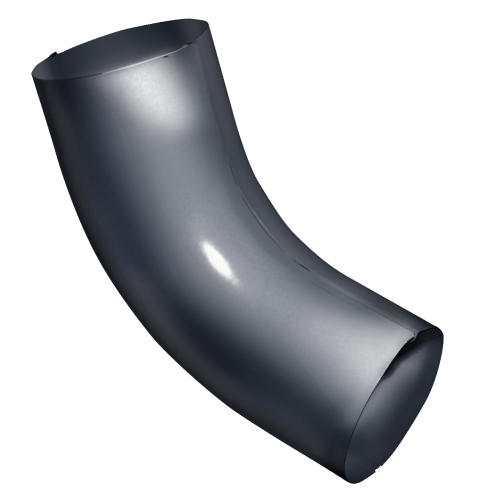 Колено 60 град Optima 100мм RAL 7024