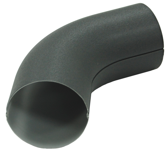 Колено 60 град Optima Matt 90мм RAL 7024