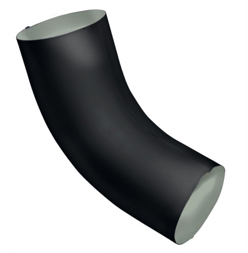 Колено 60 град Optima Matt 90мм RAL 9005