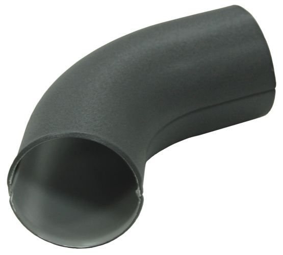 Колено стока Optima Matt 90мм RAL 7024