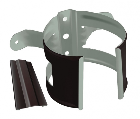 Кронштейн трубы на дерево Optima Matt 90мм RR 32