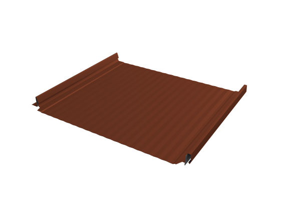 Кликфальц Pro Gofr 0,5 Satin Matt TX RAL 8004