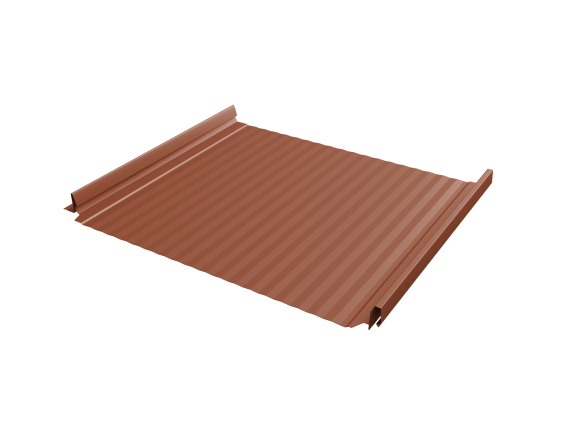 Кликфальц Pro Gofr 0,5 Velur RAL 8004