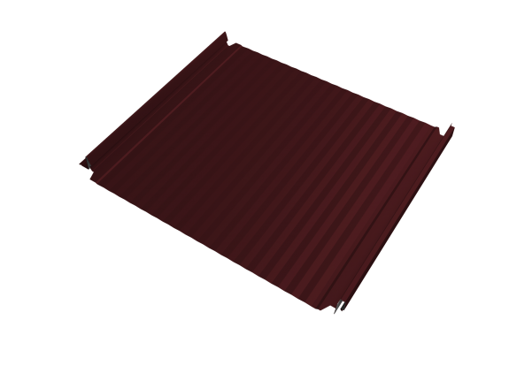 Кликфальц Double Pro Gofr 0,5 Satin Matt TX RAL 3005