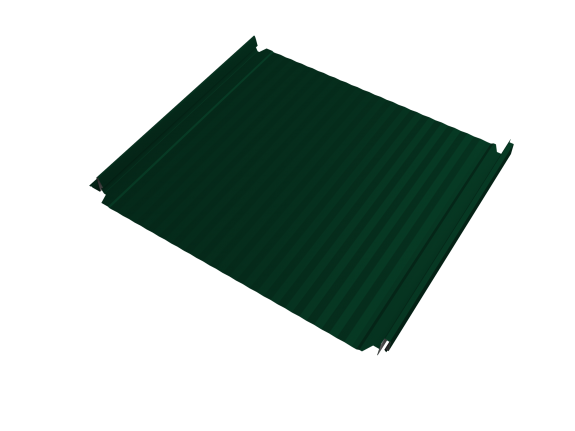 Кликфальц Double Pro Gofr 0,45 PE RAL 6005