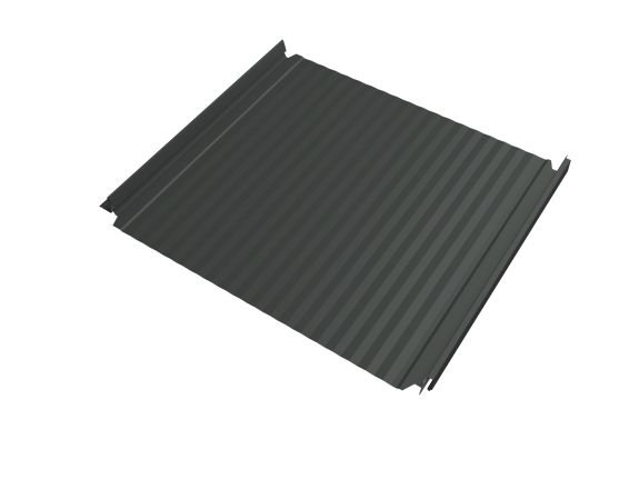 Кликфальц Double Pro Gofr 0,45 PE RAL 7005