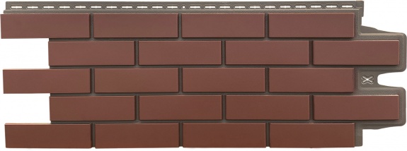Фасадные панели GL КЛИНКЕРНЫЙ КИРПИЧ, Design Plus корица с темно-бежевым швом