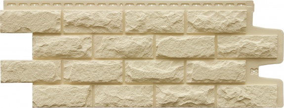 Фасадные панели GL КОЛОТЫЙ КАМЕНЬ, Classic бежевый