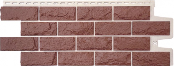 Фасадные панели GL КОЛОТЫЙ КАМЕНЬ, Design Plus корица с белым швом