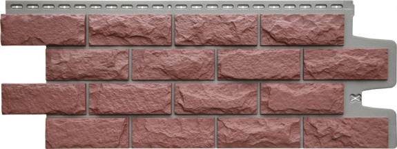 Фасадные панели GL КОЛОТЫЙ КАМЕНЬ, Design Plus корица с темно-бежевым швом