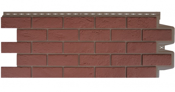 Фасадные панели GL СОСТАРЕННЫЙ КИРПИЧ, Design Plus корица с темно-бежевым швом