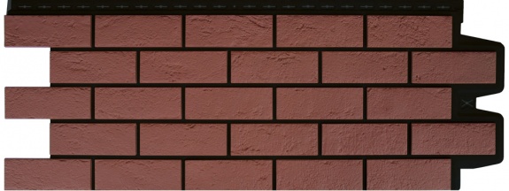 Фасадные панели GL СОСТАРЕННЫЙ КИРПИЧ, Design Plus корица с черным швом