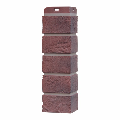 УГОЛ GL, СОСТАРЕННЫЙ КИРПИЧ, Design Plus кофе с темно-бежевым швом