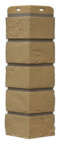УГОЛ GL, СОСТАРЕННЫЙ КИРПИЧ, Design Plus солома с темно-бежевым швом