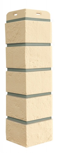 УГОЛ GL, СОСТАРЕННЫЙ КИРПИЧ, Design бежевый со швом RAL 7006