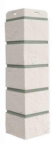 УГОЛ GL, СОСТАРЕННЫЙ КИРПИЧ, Design молочный со швом RAL 7006