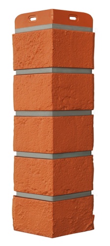 УГОЛ GL, СОСТАРЕННЫЙ КИРПИЧ, Design терракотовый со швом RAL 7006