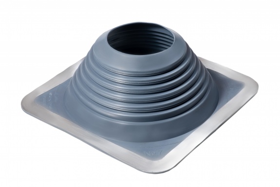 Проходной элемент MF прямой №7 серый (152-280мм) +240 силиконовый