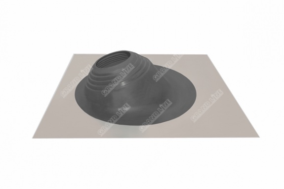 Проходной элемент MF угловой №2 серый (180-280мм) +185 EPDM металлический неокрашенный фланец