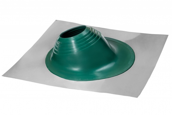 Проходной элемент MF угловой №2 зелен. (180-280мм) +185 EPDM металлический неокрашенный фланец
