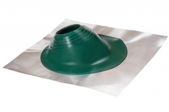 Проход. элемент MF угловой №2 зелен. (180-280мм) +240 силик. металлический неокрашенный фланец