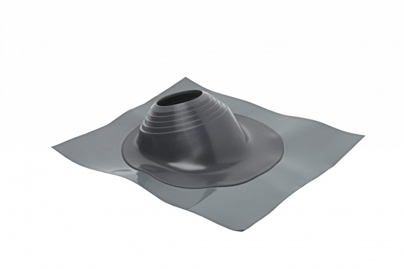 Проходной элемент MF угловой №3.1 серый (280-460мм) +240 силиконовый (металлический окрашенный фланец) 