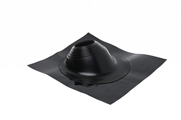 Проходной элемент MF угловой №3.1 черный (280-460мм) +240 силиконовый (металлический окрашенный фланец) 