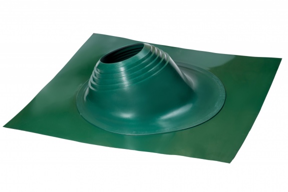 Проходной элемент MF угловой №3.1 зеленый (280-460мм) +240 силиконовый (металлический окрашенный фланец) 