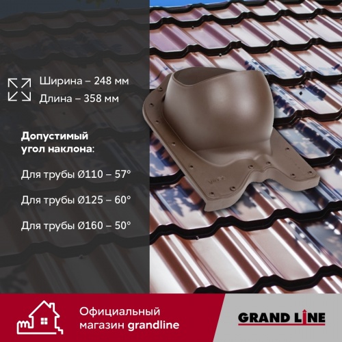 Kvinta (Nera) GrandLine проходной элемент серый