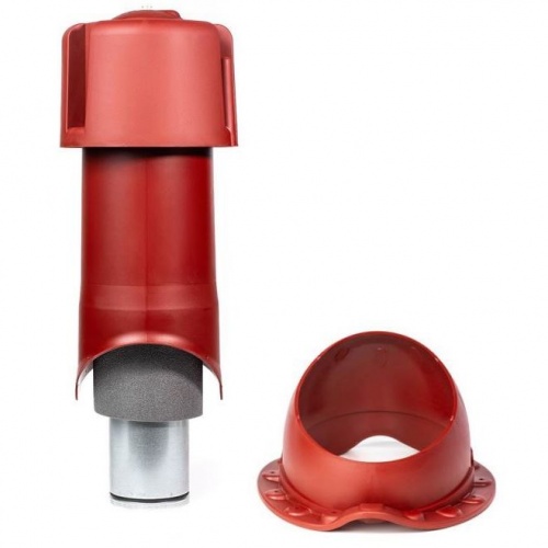 Krovent Wave 125is комплект вентиляции красный