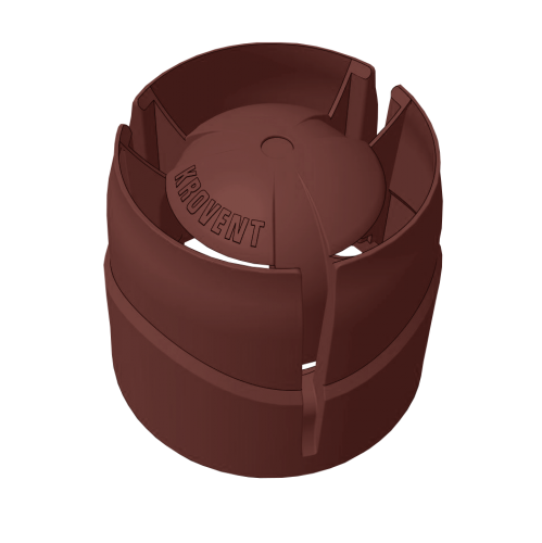 Колпак кровельный Krovent Hupcap 110 new красный